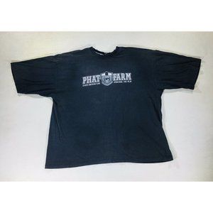 y2K Vintage 90’s Phat Farm Oversized Blue Shirt 3xl Urban Hip Hop Streetwear